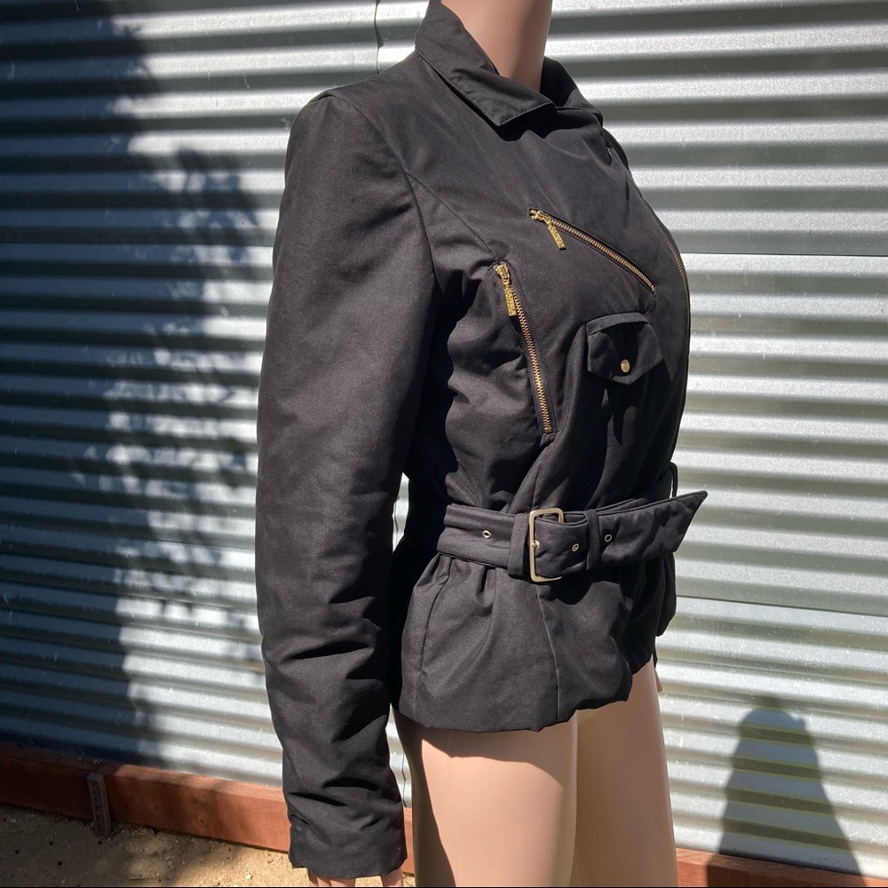 La Perla Studio Fabric Biker Jacket with Belt - Picture 8 of 16